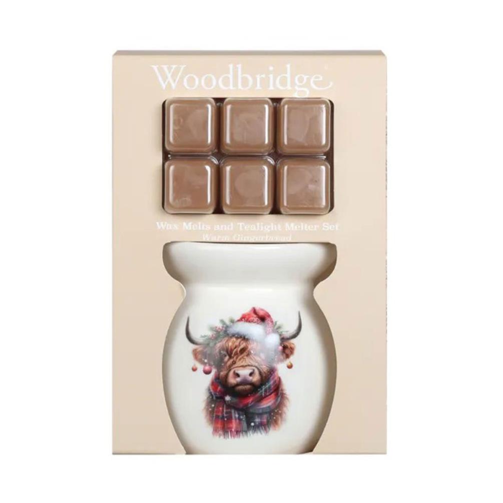 Woodbridge Highland Cow Wax Melt Warmer Gift Set Extra Image 1